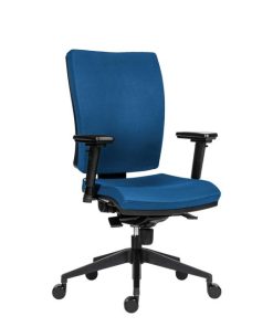 Kancelárska stolička GALA Plus SL modrá BN3 + podrúčky AR08