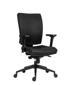 Kancelárska stolička GALA Plus SL čierna BN7 + podrúčky AR08