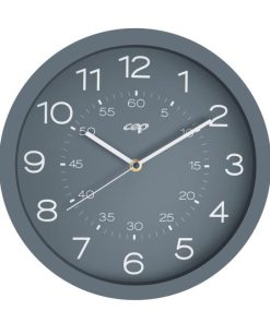 Nástenné hodiny CEP Riviera 30cm sivé