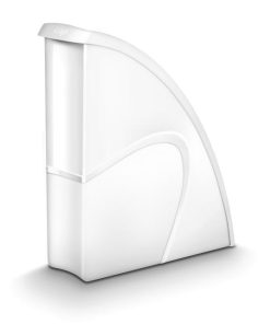 Stojan na časopisy Cep Riviera biely