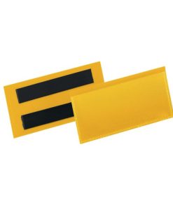 Magnetické vrecko na štítok 100 x 38 mm 50 ks žlté