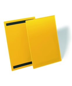 Magnetické vrecko na štítok 210 x 297 mm na výšku 50 ks žlté