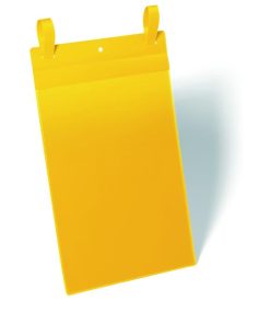 Vrecko na štítok s páskami 210 x 297 mm na výšku 50 ks žlté
