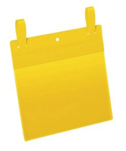 Vrecko na štítok s páskami 297 x 210 mm na šírku 50 ks žlté