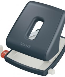 Dierovačka Leitz Cosy na 30 listov zamatová sivá