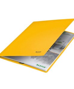 Kartónový obal s gumičkou Leitz Recycle žltý