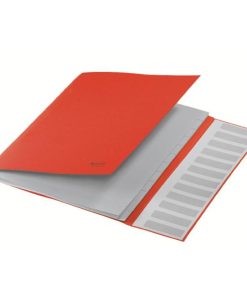 Triediaca kniha 12 Leitz Recycle červená