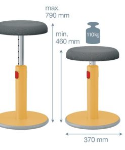 Ergonomická balančná stolička Leitz Cosy Ergo v teplá žltá