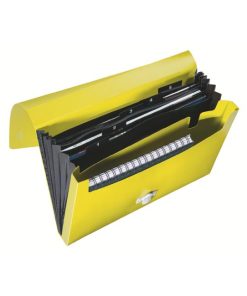 Aktovka plastová s priehradkami Leitz Recycle žltá