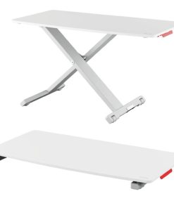 Adaptér stola Leitz Cosy Ergo na prácu postojačky sivý