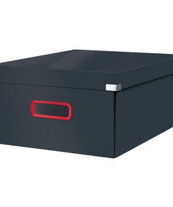 Veľká krabica Click & Store A3 Leitz Cosy zamatová sivá