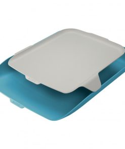 Odkladač s organizérom Leitz Cosy kľudná modrá