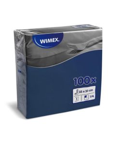 Papierové servítky 1-vrstvové GASTRO 33 x 33cm modré (100 ks)