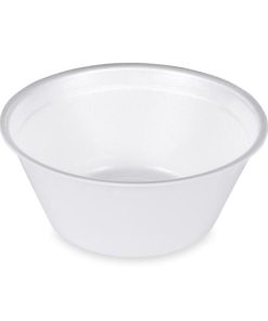 Termo miska (XPS) biela Ø140mm 500ml (50 ks)