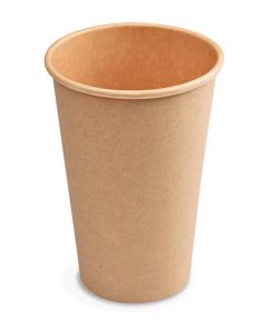 Papierové poháre hnedé kraft Ø 80 mm 330 ml. (50 ks)