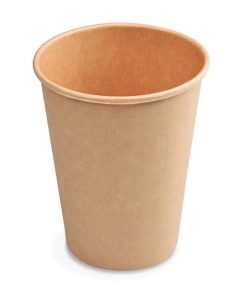 Papierové poháre hnedé kraft Ø 90 mm 420 ml. (50 ks)