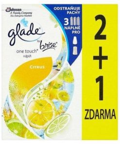 Glade Touch&Fresh NÁHRADNÁ NÁPLŇ (2+1ks) 3x10 ml Lemon