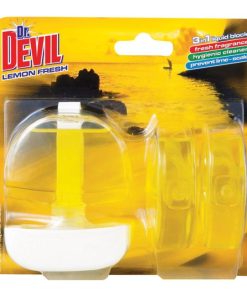 Dr. Devil závesný WC gél 3 x 55 ml - Lemon Fresh