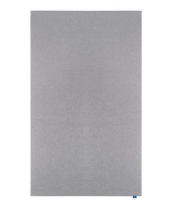 Textilná akustická napichovacia nástenka WALL-UP verikálna 200x119,5 cm tichá sivá