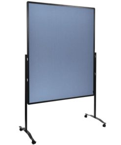 Moderačná tabuľa plstená 150x120 cm PREMIUM PLUS modrosivá