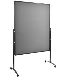 Moderačná tabuľa plstená 150x120 cm PREMIUM PLUS sivá
