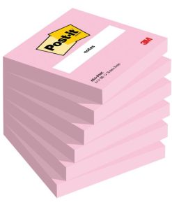 Samolepiaci bloček Post-it 76x76 ružový 6 x 100 lístkov