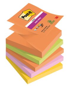 Samolepiace Z-bločky Post-it Super Sticky BOOST, veľkosť 76x76 mm, 5 bločkov po 90 lístkov