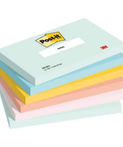 Samolepiaci bloček Post-it BEACHSIDE, veľkosť 76x127 mm, 6x100 lístkov