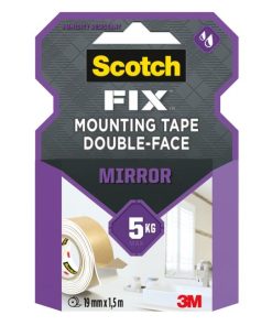 Montážna páska Scotch vhodná na použitie v kúpeľni, 19 mm x 1,5 m