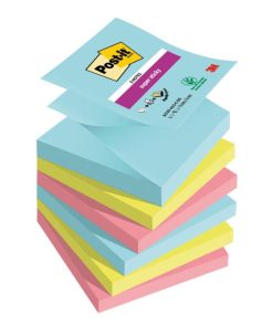 Samolepiace Z-bločky Post-it Super Sticky COSMIC, veľkosť 76x76 mm, 6 bločkov po 90 lístkov