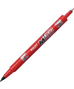 Popisovač obojstranný PILOT Twin Marker BeGreen 0,5 +0,3 mm červený