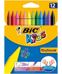 Plastové voskovky odolné voči lámaniu 12ks