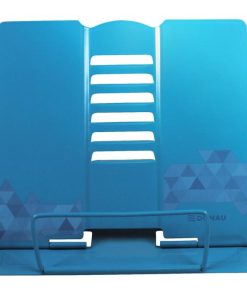 Stojan na knihy DONAU kovový, pre mládež, modrý