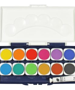 Vodové farby DONAU 12 farieb + beloba