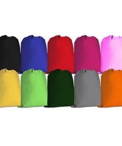 Vrecko na prezuvky DONAU jednofarebné, mix 10 farieb, 20 ks