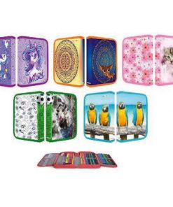 Peračník DONAU 1-zipsový 2-klopý plný, mix motívov, bal.10 ks