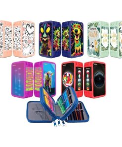 Peračník Gimboo 3-zipsový prázdny, mix motívov, 10 ks