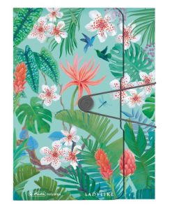 Plastový box s gumičkou Herlitz Ladylike A4, PP, Jungle