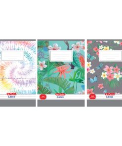 Zošit Herlitz 444, A4, Ladylike New Batik linajkový, 70g/m2, mix motívov