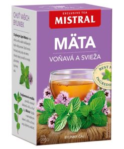 Čaj MISTRAL bylinný mäta voňavá a svieža HB 20 x 1,5 g