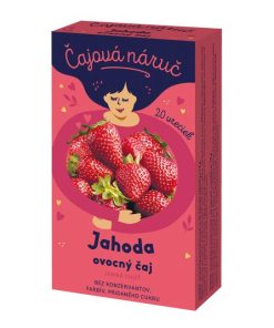 Čaj LEROS ovocný Čajová náruč jahoda 20 x 1 g
