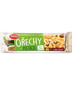 Tyčinka Emco bez lepku 35 g Orechy a pistácie