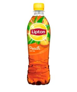 Čierny ľadový čaj Lipton broskyňa 12 x 0,5 ℓ