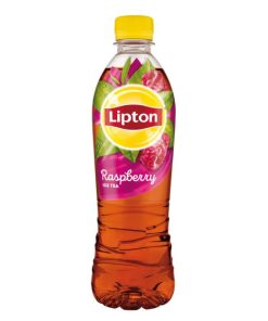Čierny ľadový čaj Lipton malina 12 x 0,5 ℓ