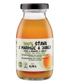 ZDRAVO šťava 100% marhuľovo-jablková 10 x 0,2 ℓ NEVRATNÉ SKLO