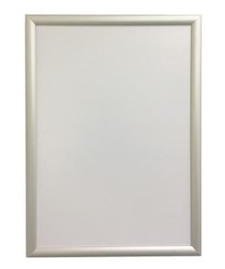 Klaprám Q-CONNECT A4, ostrý roh, strieborný