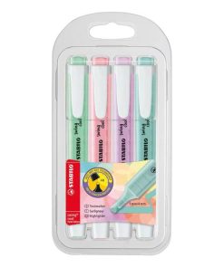 Sada zvýrazňovačov STABILO swing cool Pastel 4S