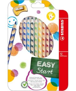 Drevené farbičky STABILO EASYcolors L, sada 12 ks