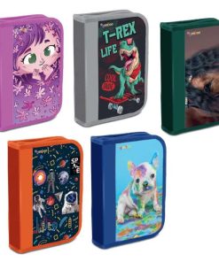 Peračník DONAU 1 zipsový plný 1-klopý, mix motívov, 10 ks