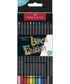Farbičky Faber Castell Black Edition, 12 ks